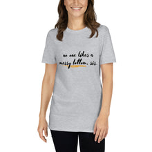 Load image into Gallery viewer, Short-Sleeve Unisex T-Shirt - Messy Bottom
